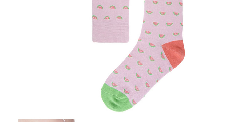 Lovely Multicolor Watermelon Pattern Decorated Socks,Fashion Socks