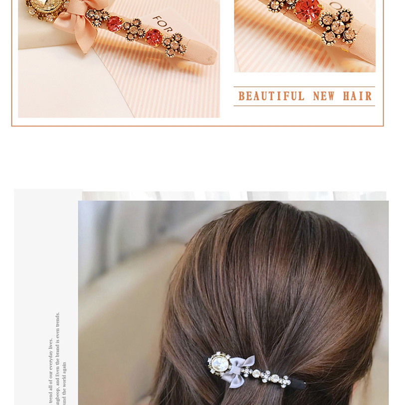 Fashion Light Green Hollow Out Bowknot Shape Decorated Hairpin,Hairpins