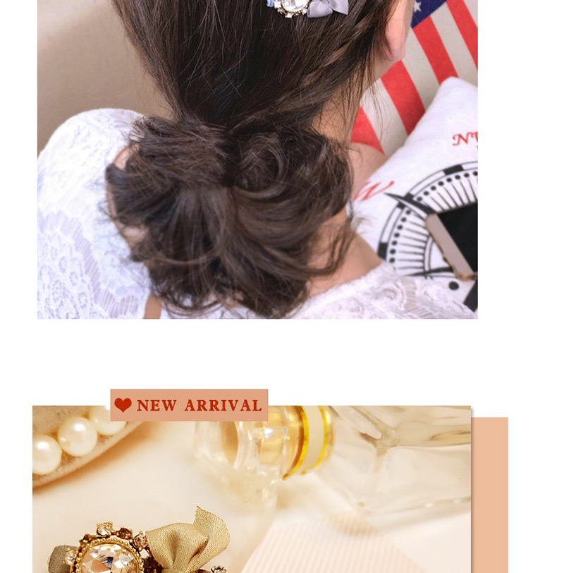 Fashion Brown Hollow Out Bowknot Shape Decorated Hairpin,Hairpins