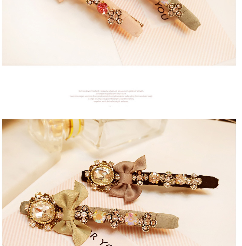 Fashion Pink Hollow Out Bowknot Shape Decorated Hairpin,Hairpins