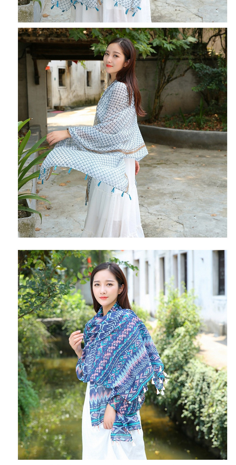 Fashion White+yellow Stripe Pattern Decorated Scarf,Thin Scaves