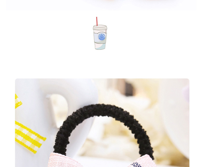 Fashion White+black Bowknot Pattern Decorated Hair Band,Kids Accessories