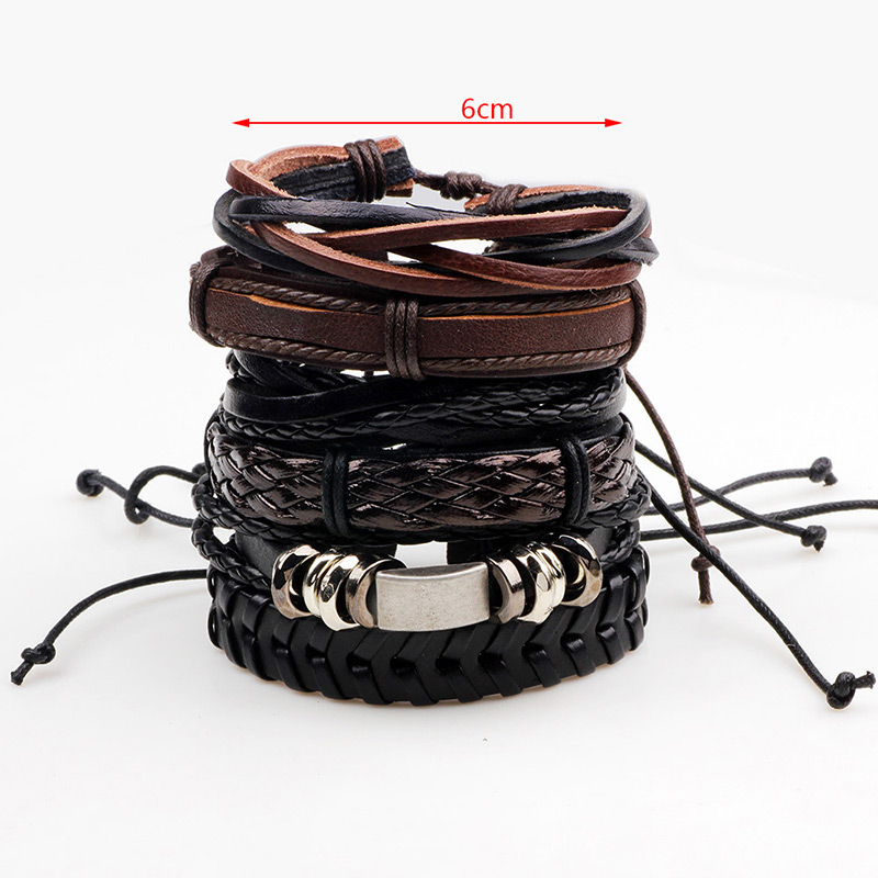Fashion Black Pure Color Decorated Bracelet,Bracelets Set