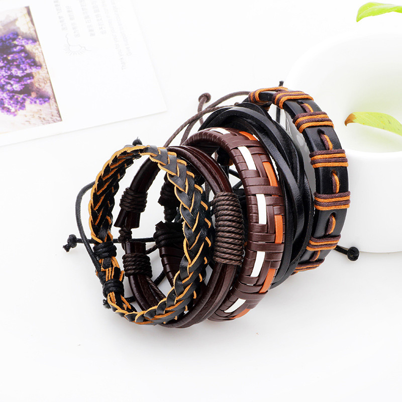 Fashion Coffee Color Matching Decorated Bracelet (5 Pcs ),Fashion Bracelets