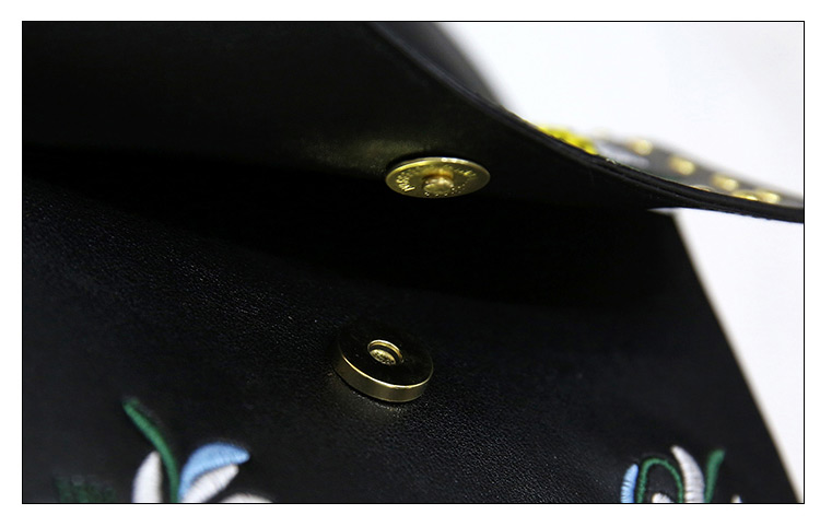 Fashion Black Rivet Decorated Flower Pattern Backpack (4 Pcs ),Backpack
