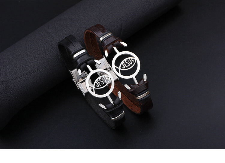 Fashion Black Buckle Decorated Bracelet,Bracelets