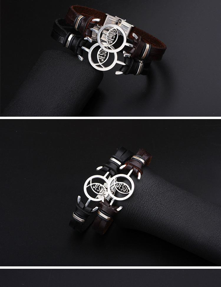 Fashion Black Buckle Decorated Bracelet,Bracelets