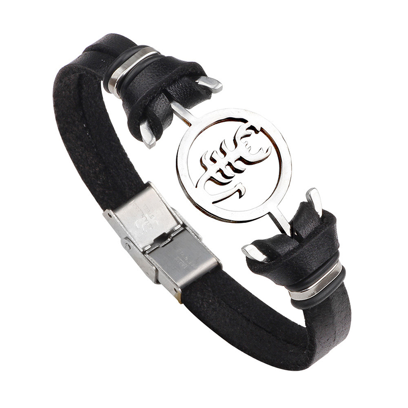 Fashion Black Scorpion Shape Decorated Bracelet,Bracelets