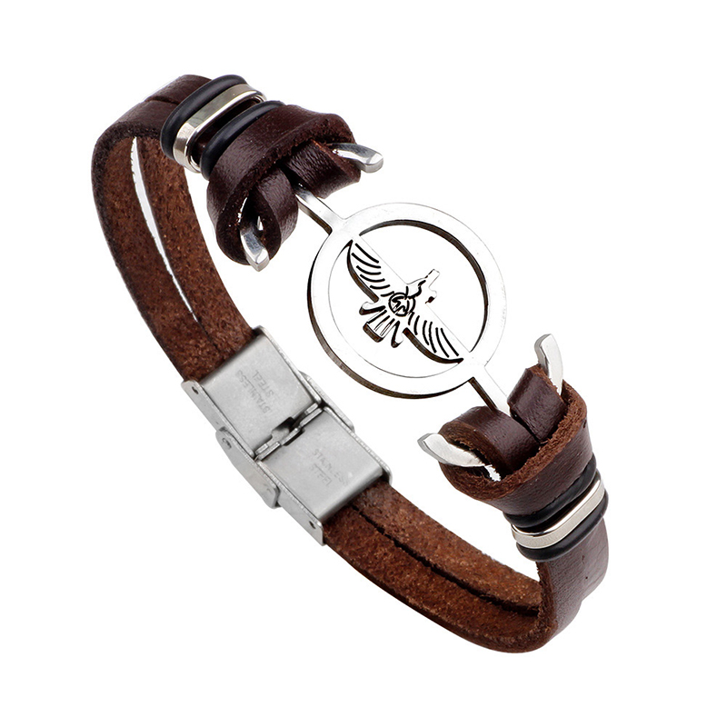 Fashion Brown Eagle Shape Decorated Bracelet,Bracelets