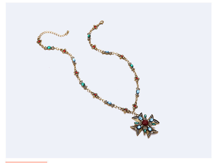 Fashion Gold Color Cross Shape Decorated Necklace,Pendants