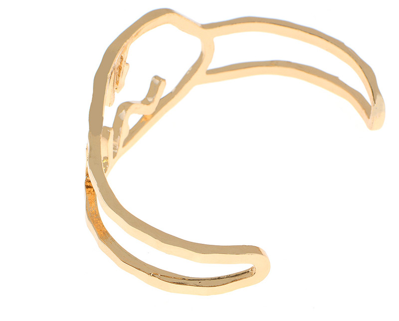 Fashion Gold Color Face Shape Decorated Bracelet,Fashion Bangles