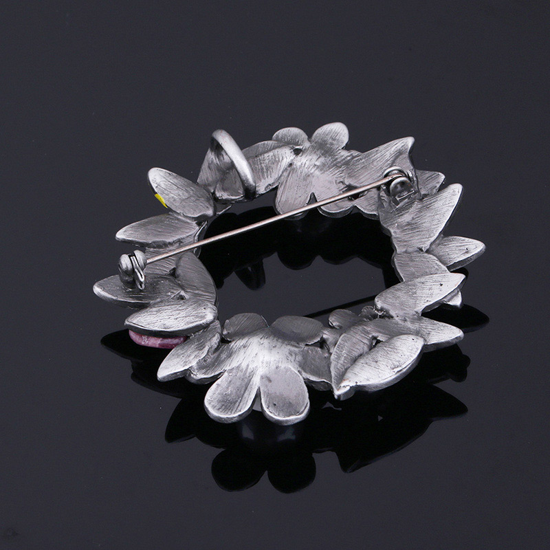 Fashion Silver Color Flower Shape Decorated Brooch,Korean Brooches