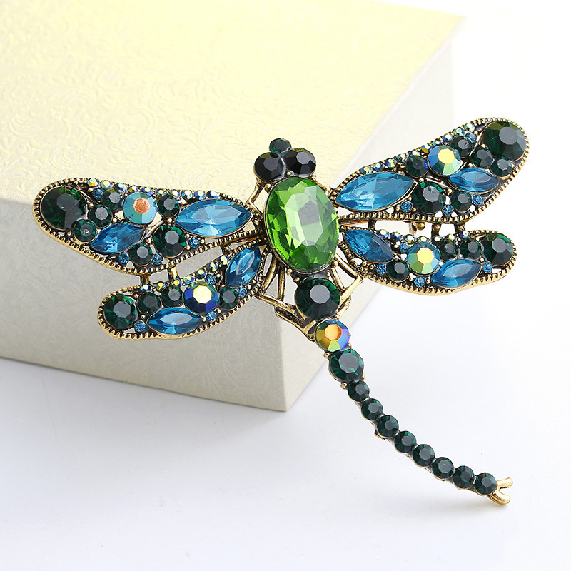 Fashion Coffee Dragonfly Shape Decorated Brooch,Korean Brooches