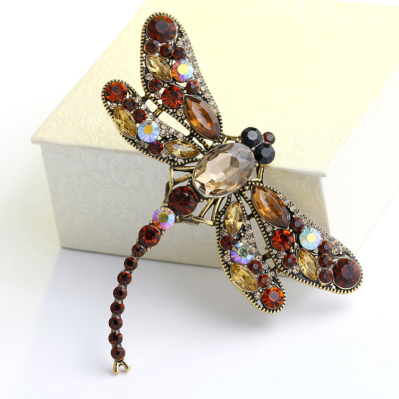 Fashion White Dragonfly Shape Decorated Brooch,Korean Brooches