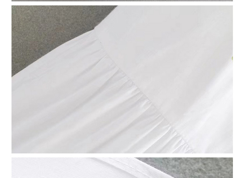 Trendy White Round Neckline Design Sleeveless Dress,Long Dress