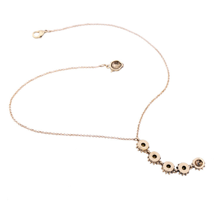 Elegant Black Tiger Head&diamond Decorated Necklace,Pendants