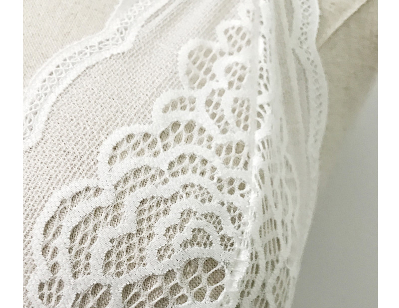 Sexy White Lace Decorated Pure Color Underwear Sets,SLEEPWEAR & UNDERWEAR
