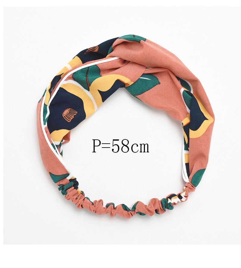 Fashion Yellow Flower Pattern Decorated Hair Band,Hair Ribbons