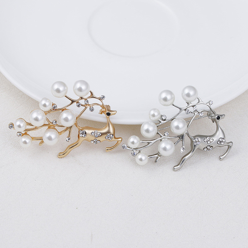 Fashion Silver Color Deer Shape Decorated Simple Brooch,Korean Brooches