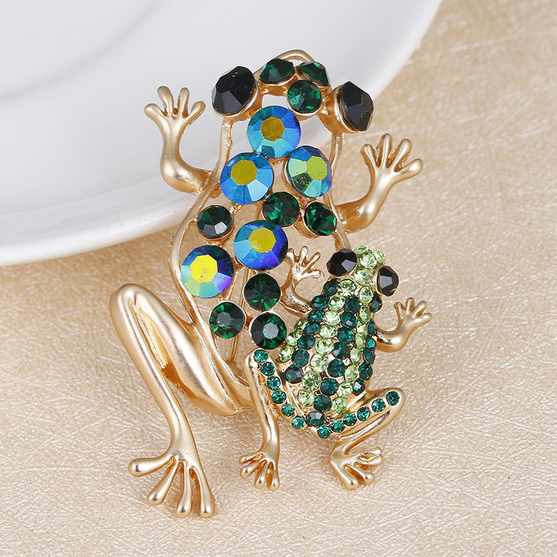 Fashion Blue Frogs Shape Decorated Hollow Out Brooch,Korean Brooches