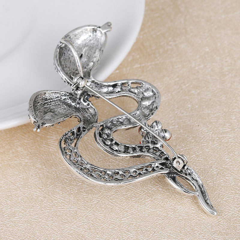 Personalized Blue Snake Shape Decorated Simple Brooch,Korean Brooches