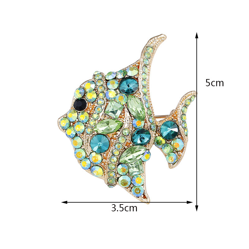 Trendy Multi-color Fish Shape Decorated Simple Brooch,Korean Brooches