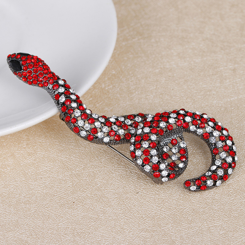Exaggerated Light Yellow Python Shape Decorated Pure Color Brooch,Korean Brooches