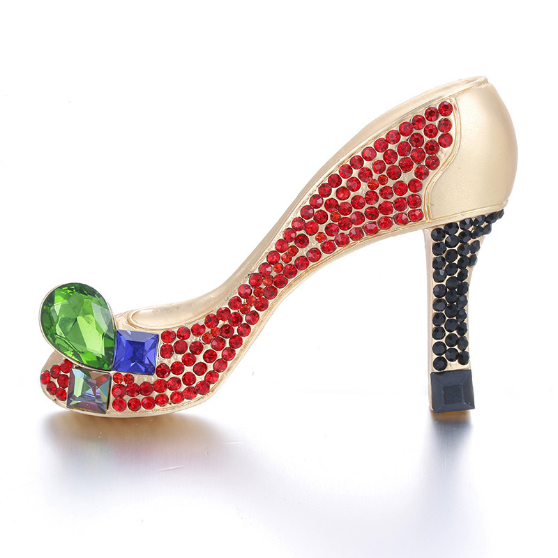 Fashion Red High Heels Shape Decorated Simple Brooch,Korean Brooches