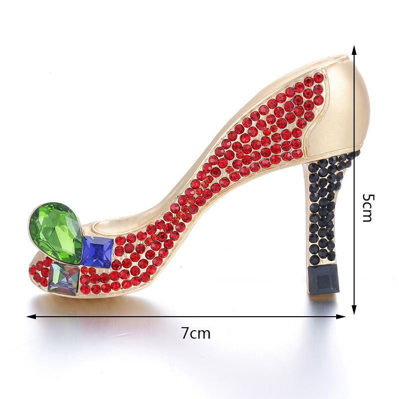 Fashion Red High Heels Shape Decorated Simple Brooch,Korean Brooches