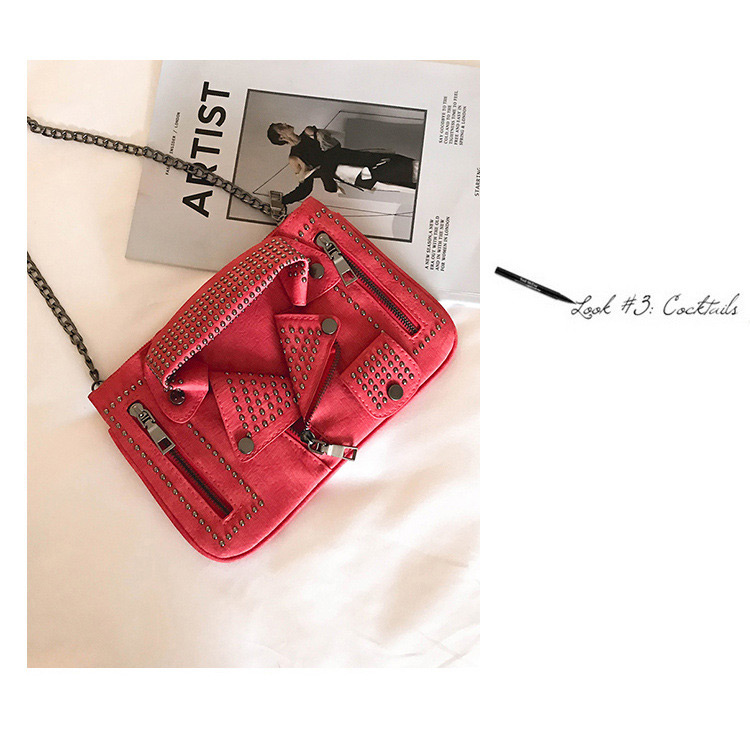 Personality Red Jacket Shape Decorated Bag,Shoulder bags