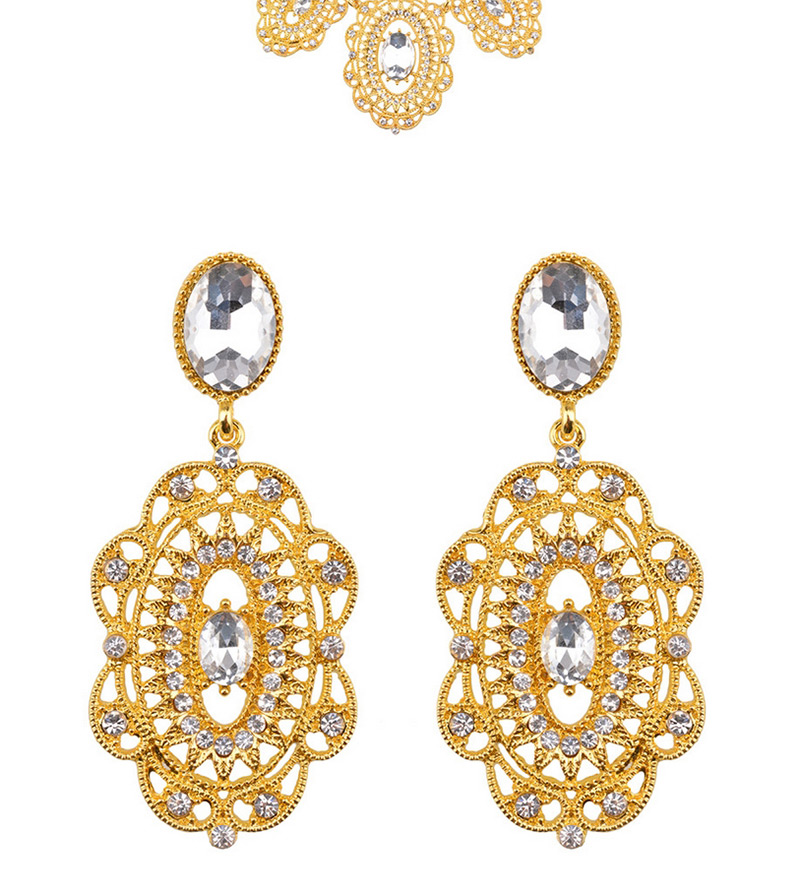 Luxury Gold Color Pure Color Decorated Jewelry Sets,Jewelry Sets