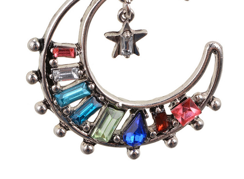 Personality Multi-color Star Shape Decorated Earrings,Drop Earrings