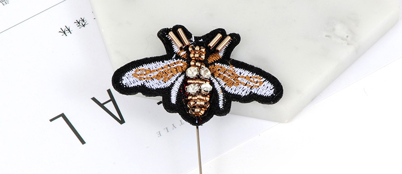 Elegant Brown Bee Shape Decorated Brooch,Korean Brooches