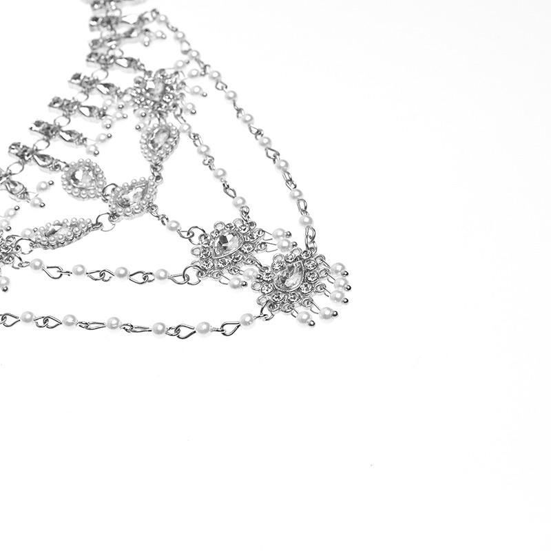 Fashion Silver Color Water Drop Shape Decorated Anklet,Fashion Anklets