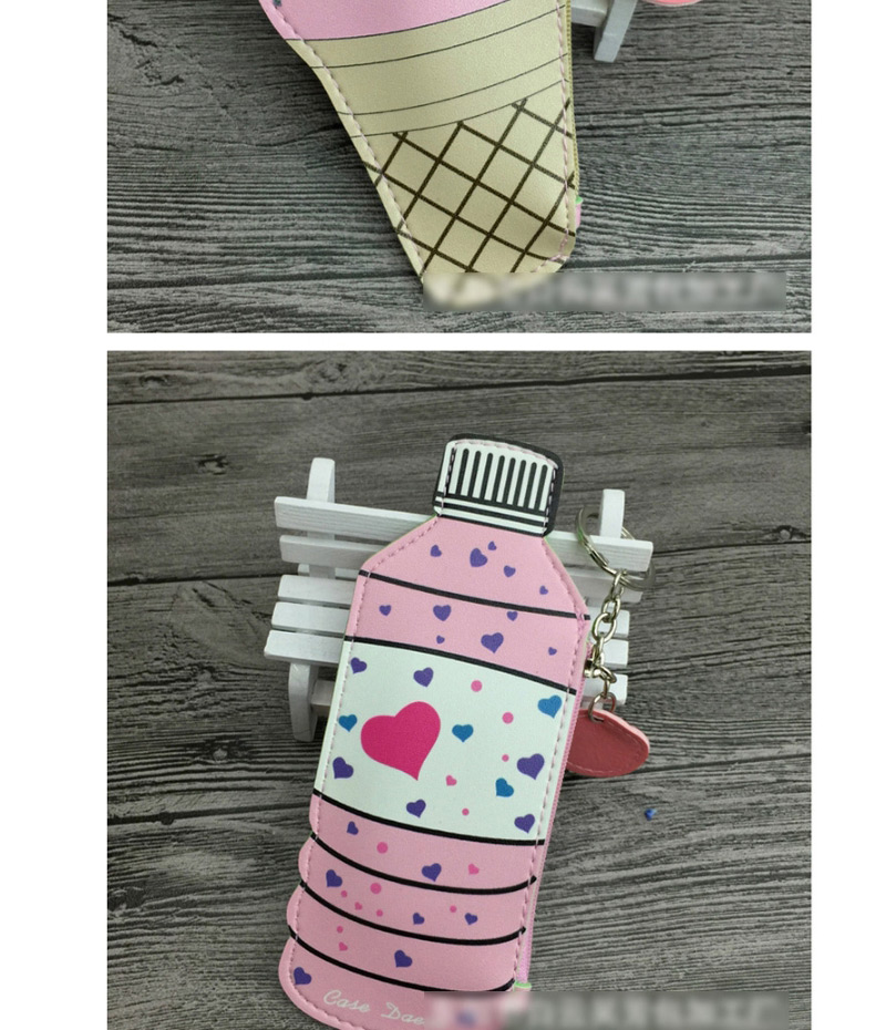 Fashion Pink Ice Cream Shape Decorated Wallet,Wallet