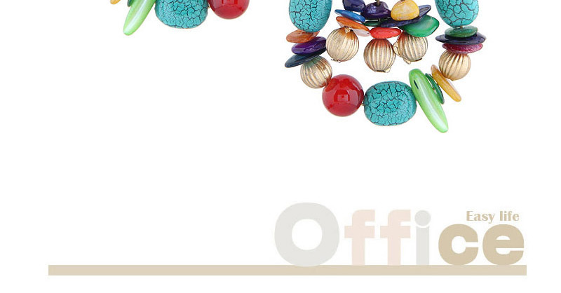 Fashion Multi-color Flower Shape Decorated Earrings,Drop Earrings
