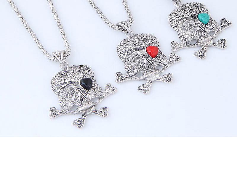 Trendy Black Skeleton Shape Decorated Jewelry Sets,Jewelry Sets