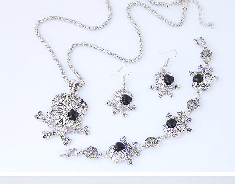 Lovely Blue Skeleton Shape Decorated Jewelry Sets,Jewelry Sets