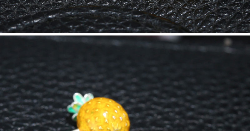 Fashion Yellow Pineapple Shape Decorated Simple Earrings,Stud Earrings