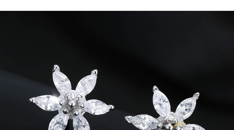 Fashion White Flower Shape Decorated Simple Earrings,Stud Earrings