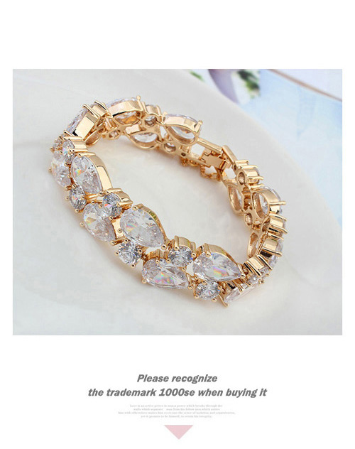 Fashion White Oval Shape Decorated Bracelet,Crystal Bracelets