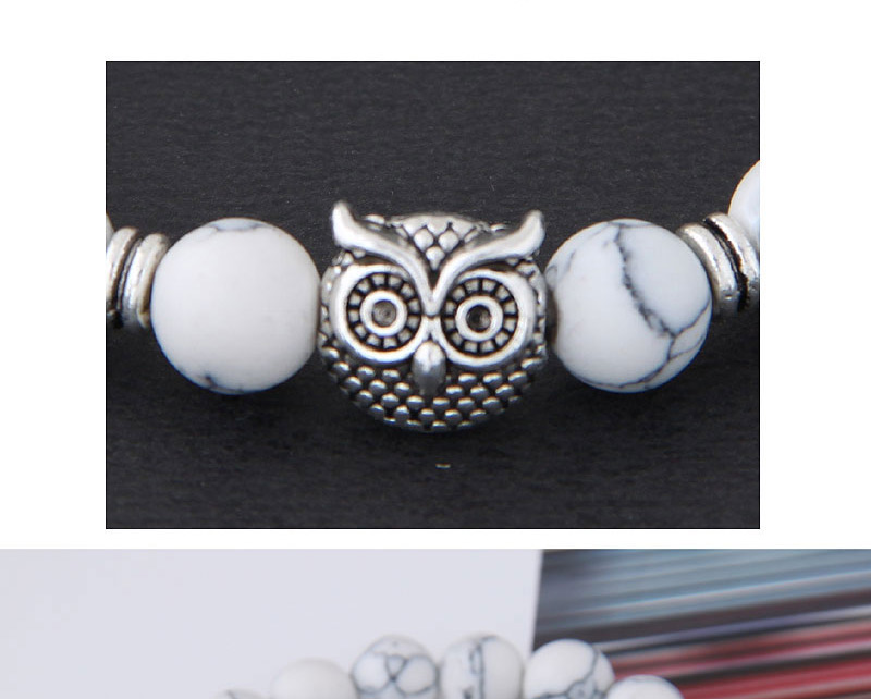 Elegant White Owl Shape Decorated Bracelet,Fashion Bracelets