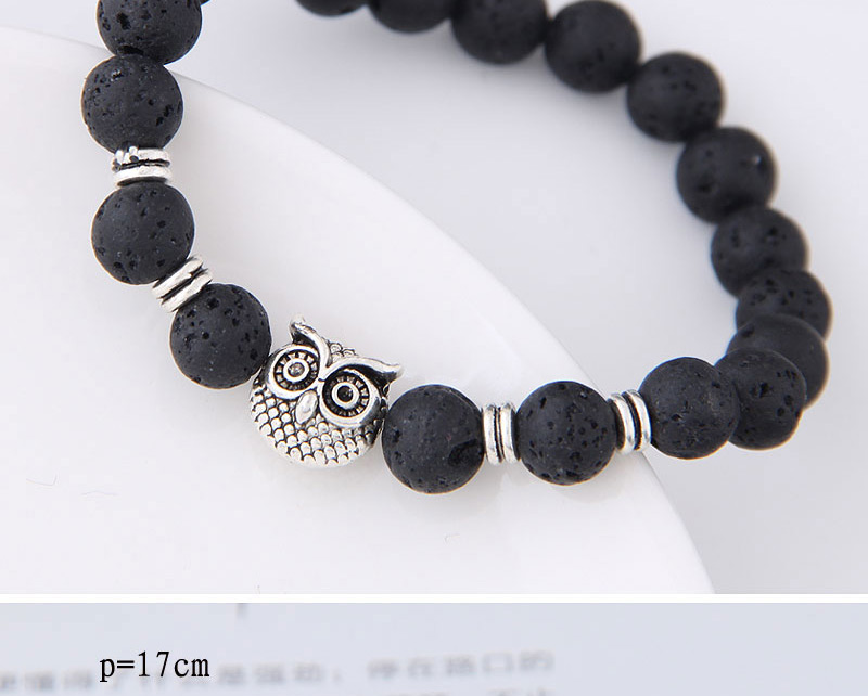 Elegant Black Owl Shape Decorated Bracelet,Fashion Bracelets