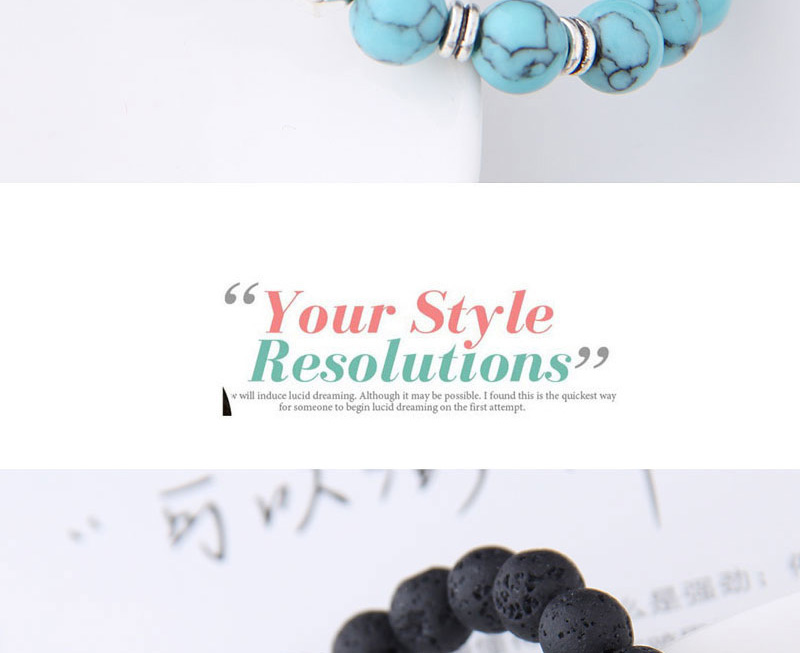Elegant Black Dumbbells Shape Decorated Bracelet,Fashion Bracelets