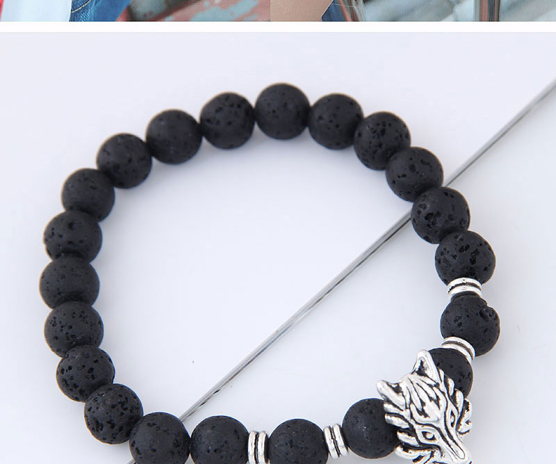 Elegant Black Leopard Shape Decorated Bracelet,Fashion Bracelets