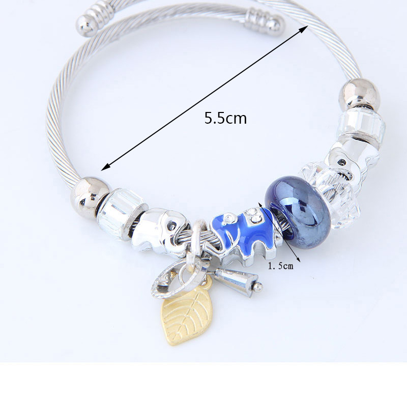 Elegant Blue Elephant Shape Decorated Bracelet,Fashion Bracelets