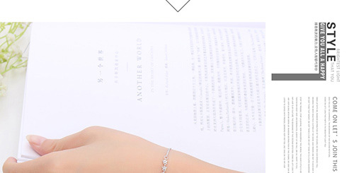 Elegant Rose Gold Star Shape Decorated Bracelet,Crystal Bracelets