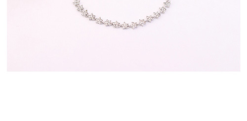 Elegant Silver Color Star Shape Decorated Bracelet,Crystal Bracelets