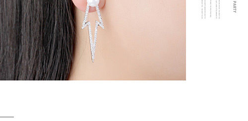 Elegant Gold Color Hollow Out Design Earrings,Crystal Earrings