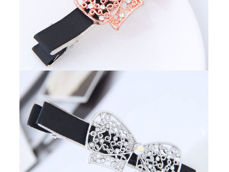 Lovely Silver Color Bowknot Shape Decorated Hairpin,Hairpins